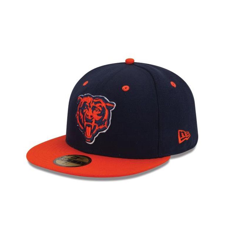 NFL Chicago Bears 2tone 59Fifty Fitted (KZP5543) - Blue New Era Caps